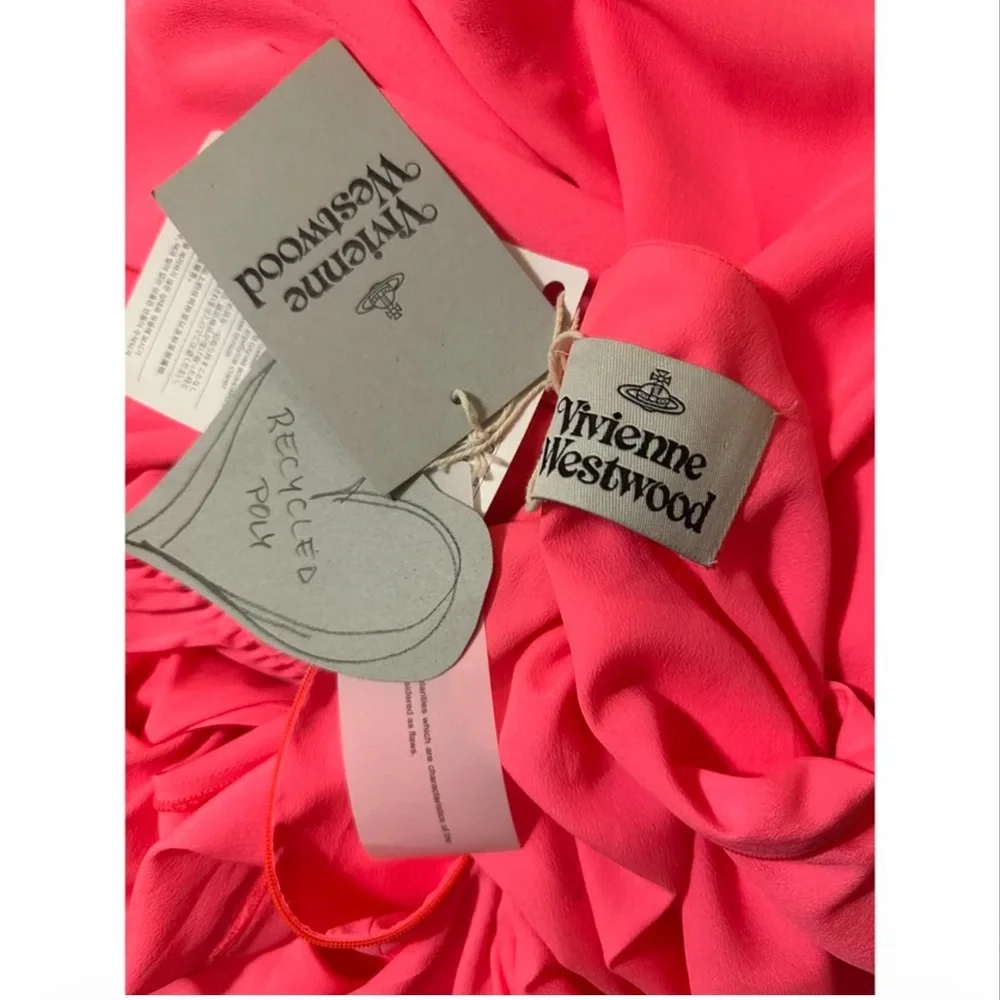 Vivienne Westwood NWT crepe draped gown - authenticated. - Picture 2 of 12